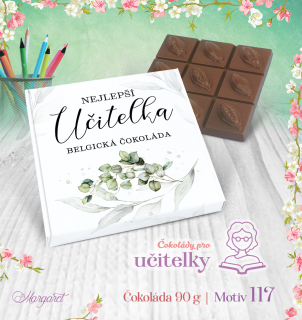 Belgická čokoláda 90 g | Motiv 117